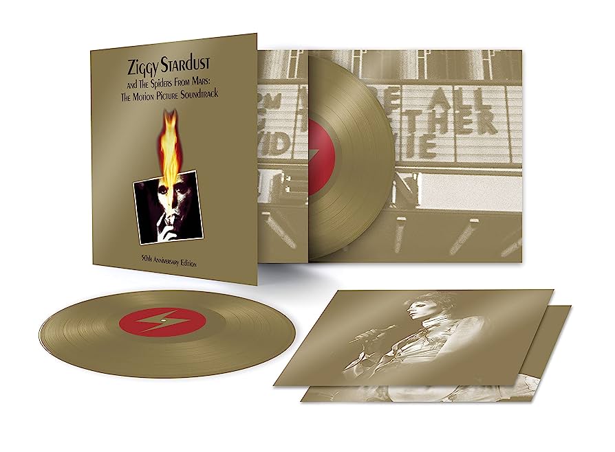 Ziggy Stardust and the Spiders From Mars: The Motion Picture Soundtrack (50th Anniversary) (Gold Vinyl 2LP)