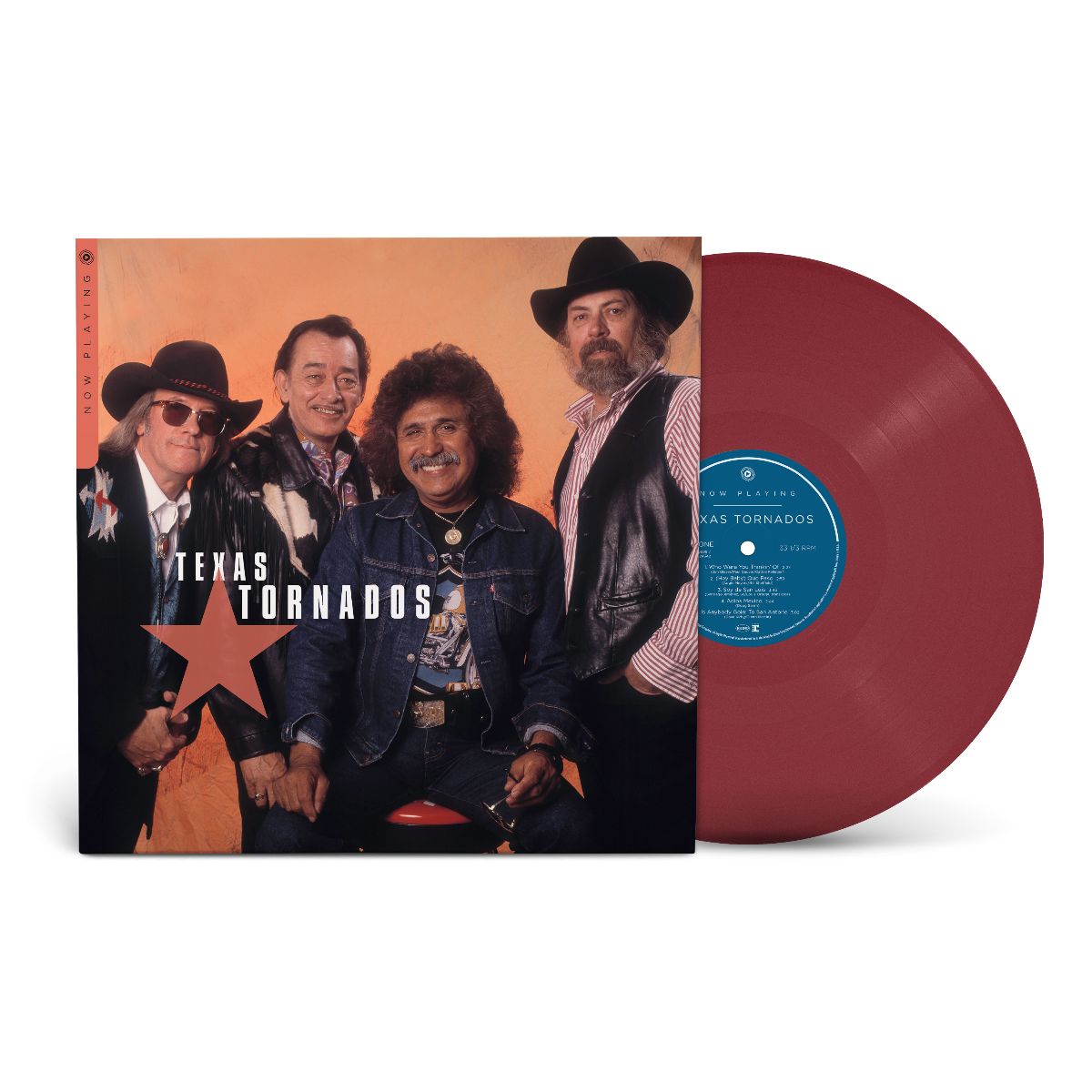 Now Playing: Texas Tornados (Burgundy Vinyl LP)