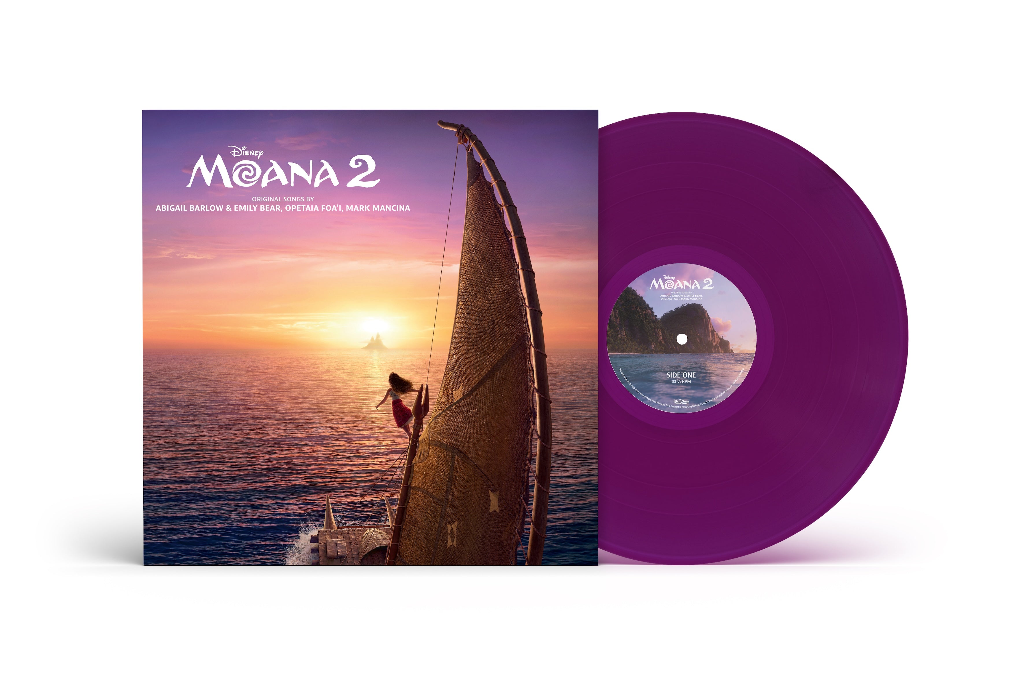 Moana 2 Original Soundtrack (Violet Vinyl LP)