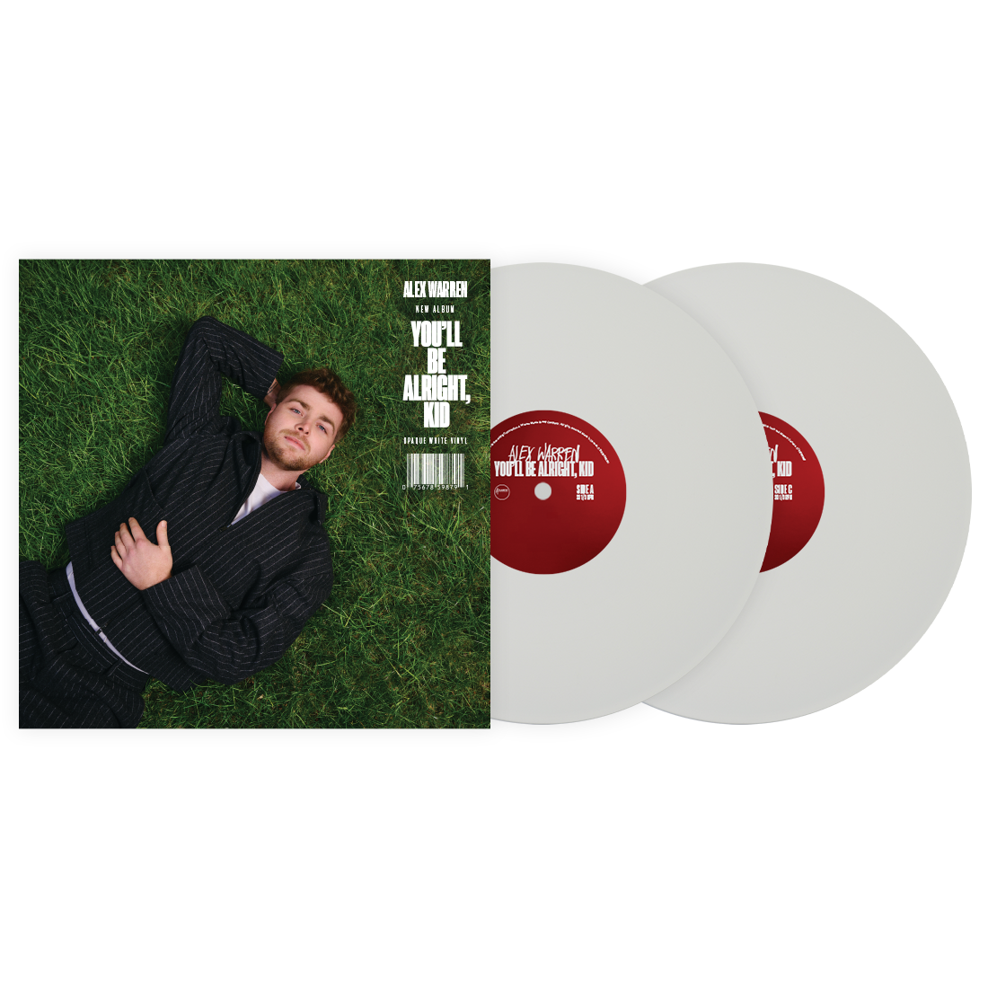ALEX WARREN - You'll Be Alright Kid (White Vinyl 2LP) – Flying Out