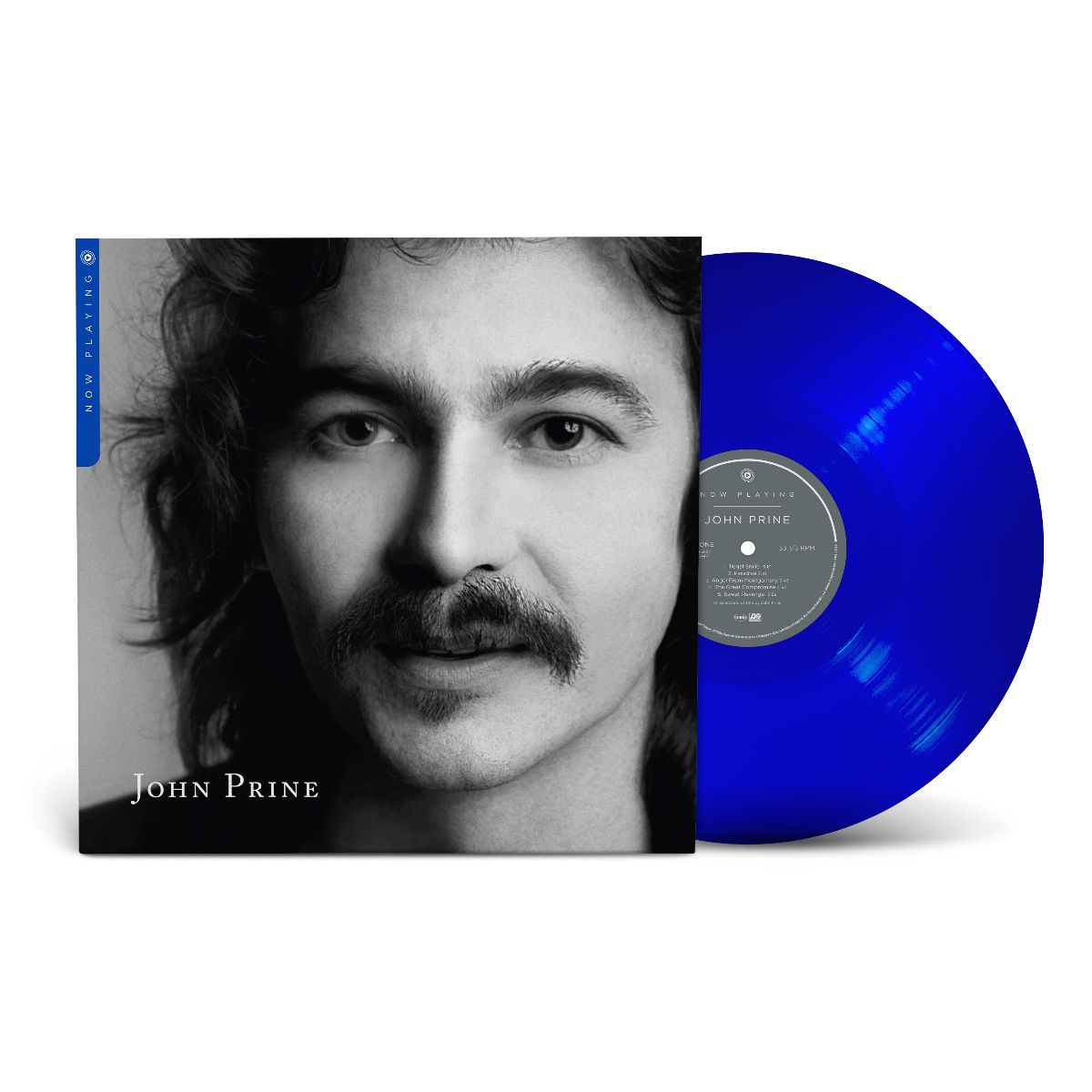 Now Playing: John Prine (Cobalt Blue Vinyl LP)