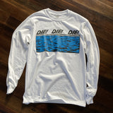Die! Die! Die! 'Ocean' White Long-Sleeve T-Shirt