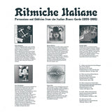Ritmiche Italian - Percussions and Oddities from the Italian Avant-Garde (1976-1995)